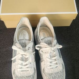 Michael Kors Gray and White Women's Sneakers